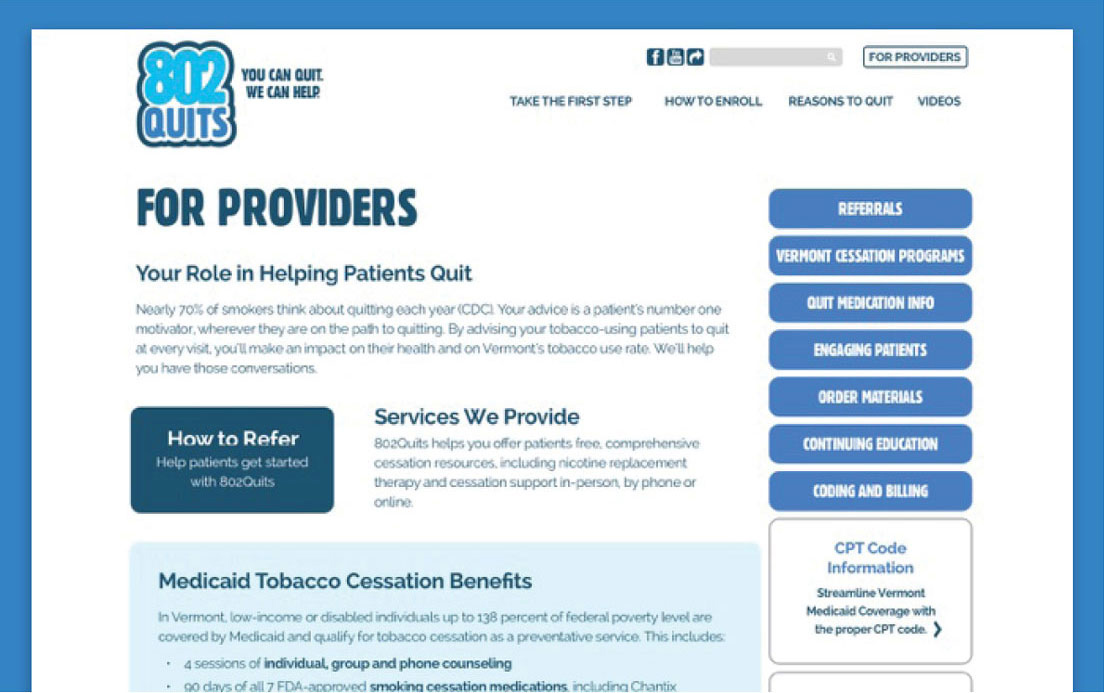 802Quits - For Providers